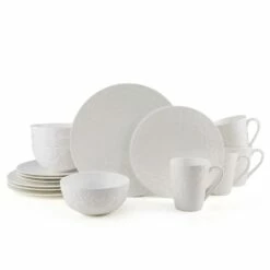 Budget ✔️ Mikasa® Sadie 16 Piece Dinnerware Set, Service for 4 🧨