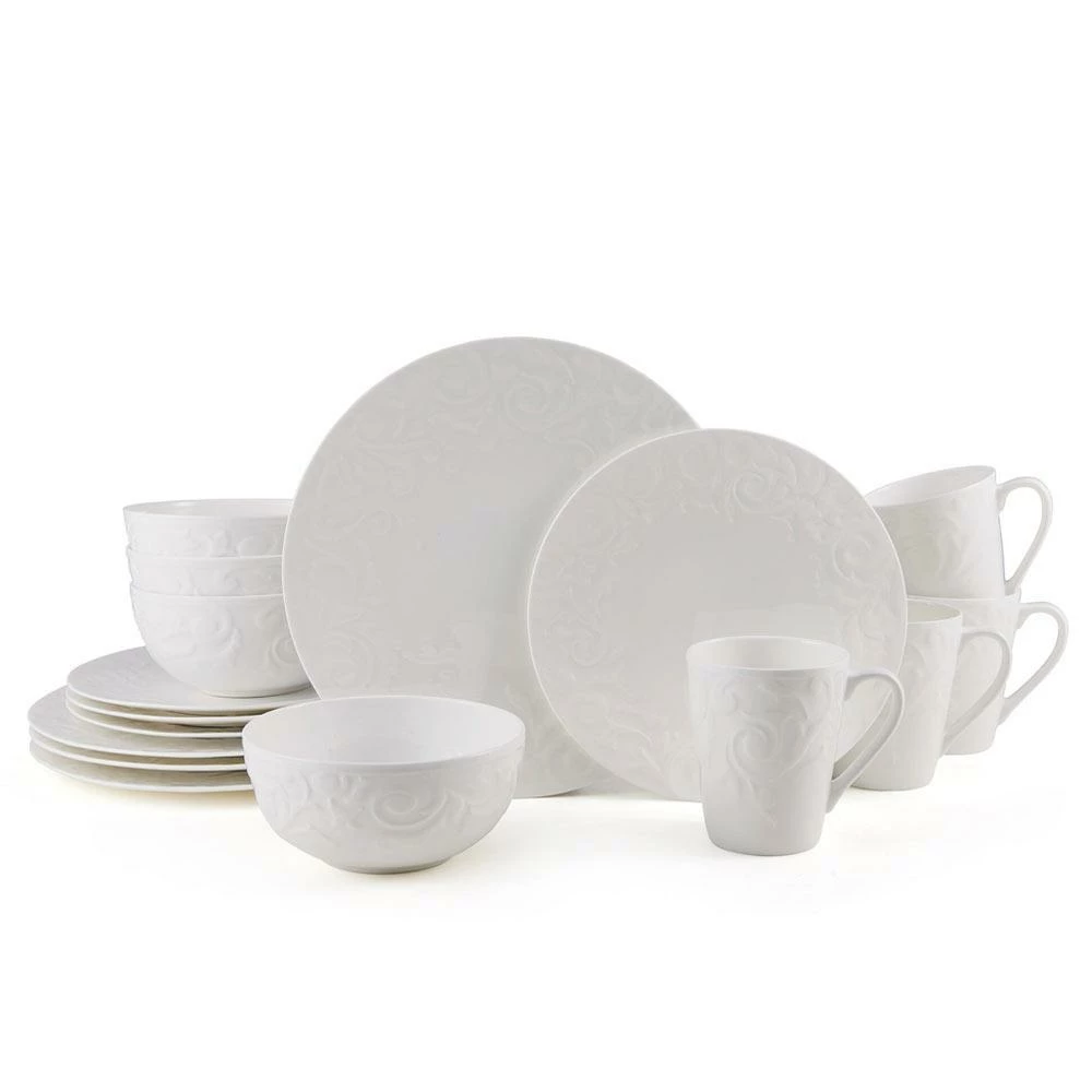Budget ✔️ Mikasa® Sadie 16 Piece Dinnerware Set, Service for 4 🧨