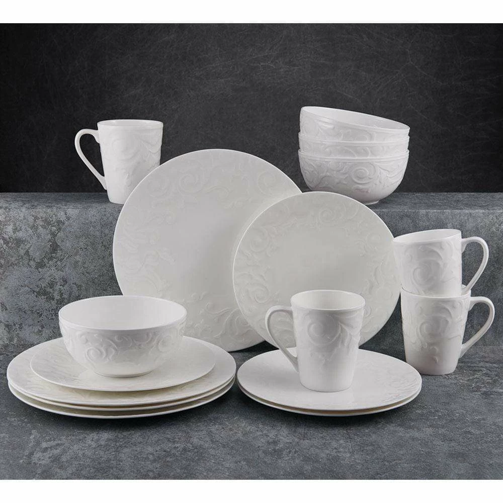 Budget ✔️ Mikasa® Sadie 16 Piece Dinnerware Set, Service for 4 🧨 - Image 2