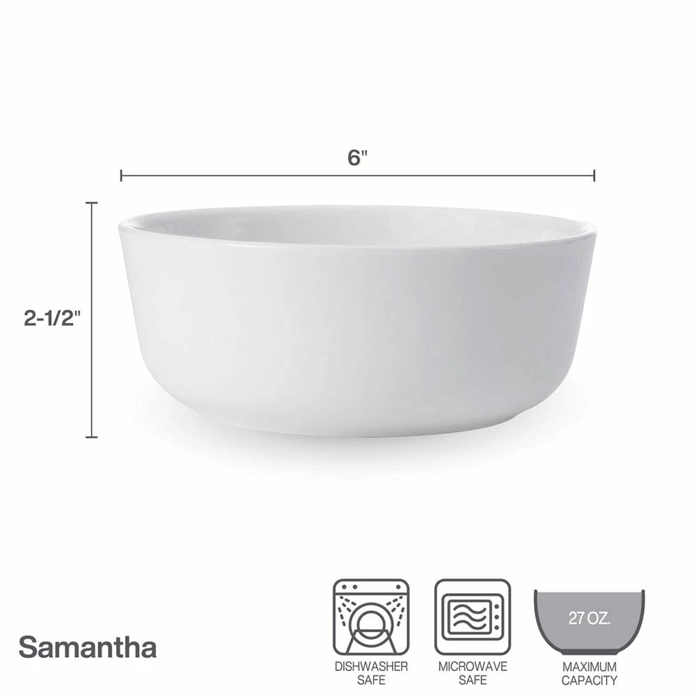 Best deal 👏 Mikasa® Samantha Set of 4 Soup Cereal Bowls 👏 - Image 6