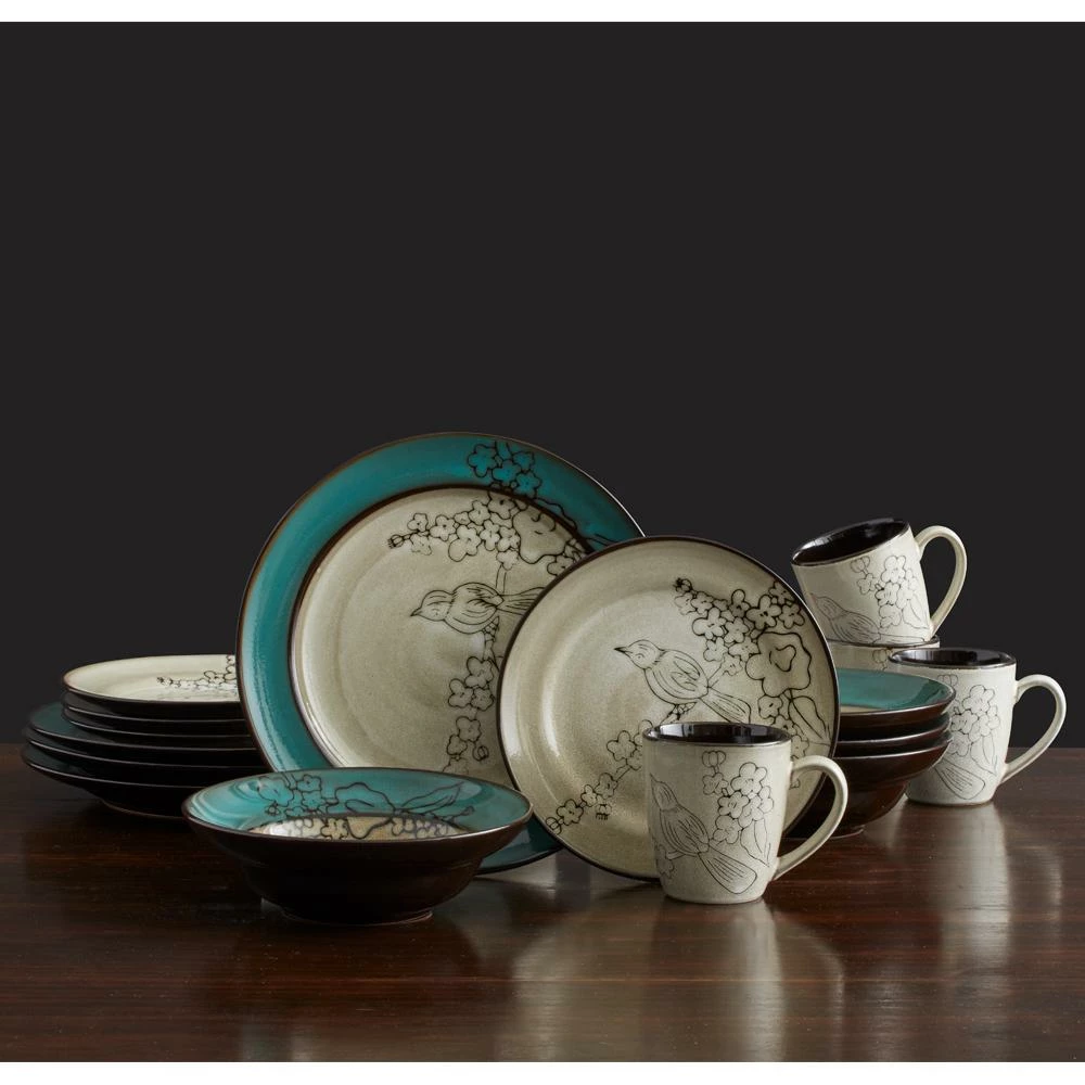 Buy 👍 Gourmet Basics® Song Bird Dinnerware Set 🌟 - Image 2