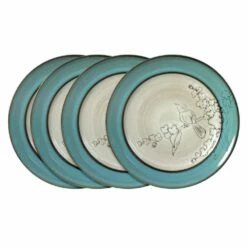 Hot Sale 😍 Gourmet Basics® Song Bird Set of 4 Dinner Plates 👍