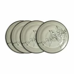 Cheap 😍 Gourmet Basics® Song Bird Set of 4 Salad Plates 🧨