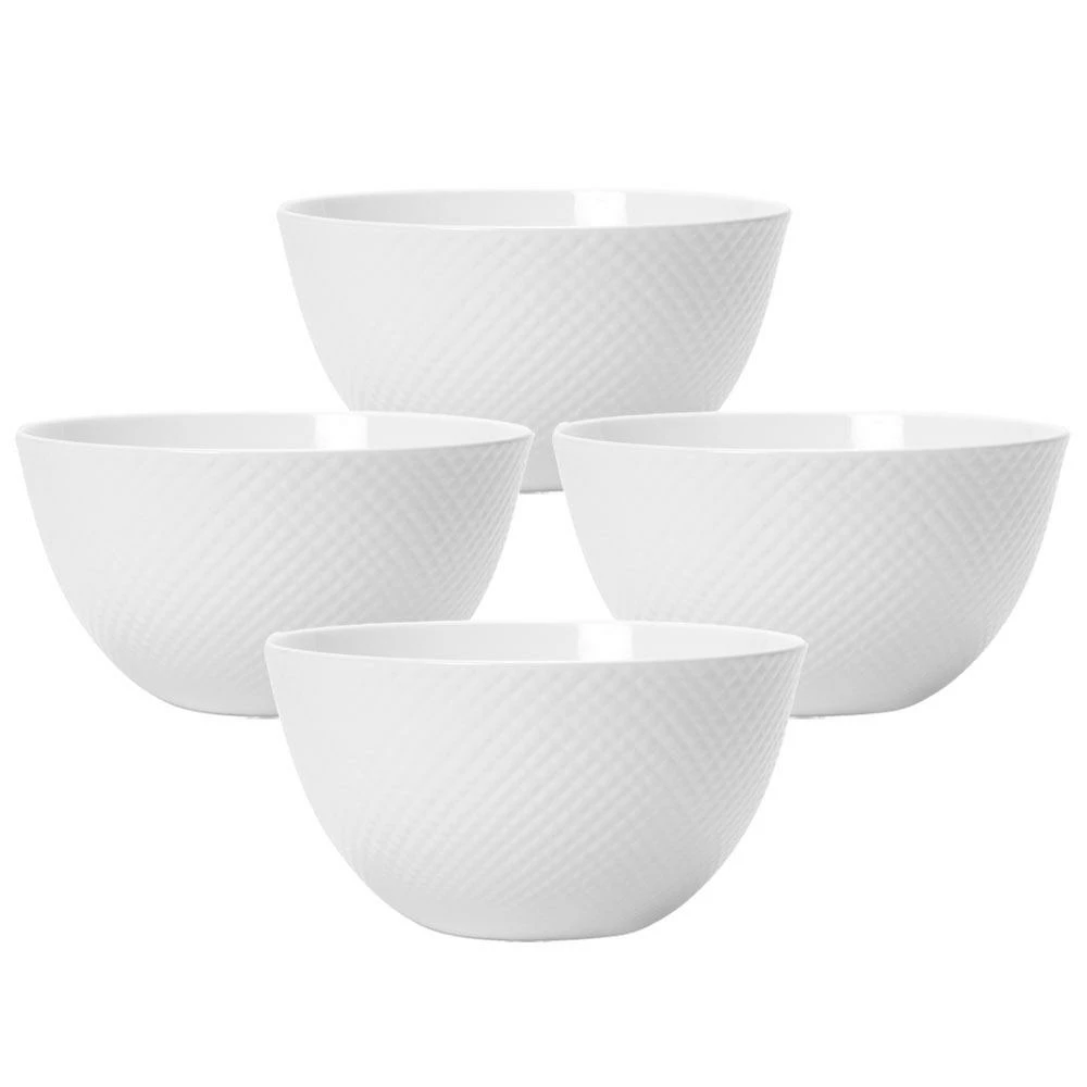 Promo 🌟 Mikasa® Stanton Set of 4 Soup Cereal Bowls ✔️