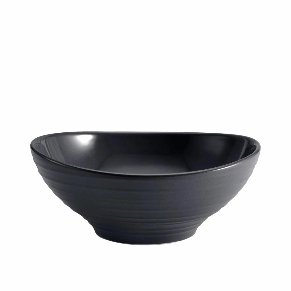 Best Pirce 👍 Mikasa® Swirl Graphite Soup Cereal Bowl 💯