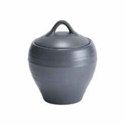 Best Pirce 😍 Mikasa® Swirl Graphite Sugar Bowl 🎉