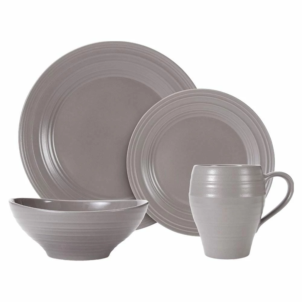Hot Sale 😍 Mikasa® Swirl Mocha 4 Piece Place Setting 😀