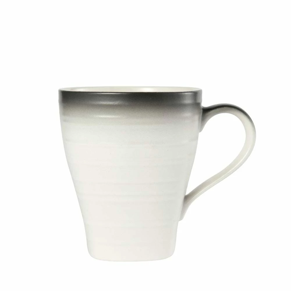 Buy ⌛ Mikasa® Swirl Ombre Graphite Square 16 Piece Dinnerware Set, Service for 4 ❤️ - Image 6