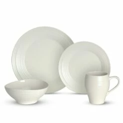 Top 10 🎁 Mikasa® Swirl White 4 Piece Place Setting 🤩