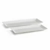 Deals 😍 Mikasa® Trellis White Set of 2 Bread Trays ❤️