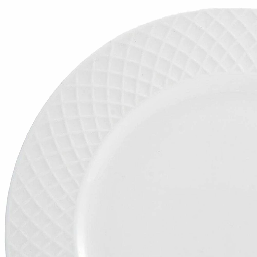 Best Pirce ✨ Mikasa® Trellis White Set of 4 Dinner Plates 🌟 - Image 4