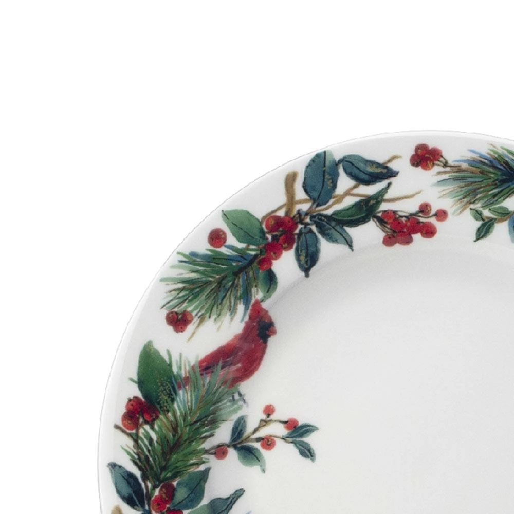 Cheapest 😉 Mikasa® Winter Cardinal Set of 4 Salad Plates 👍 - Image 3