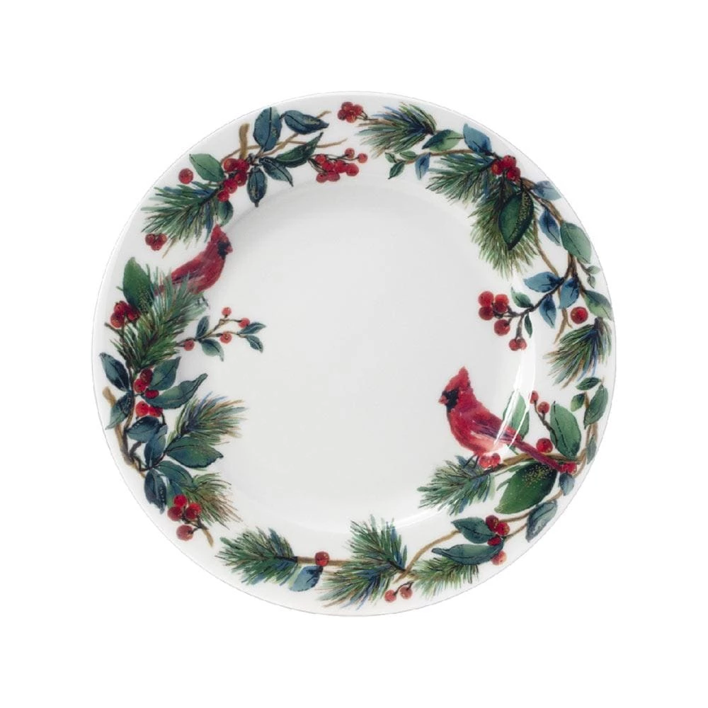 Cheapest 😉 Mikasa® Winter Cardinal Set of 4 Salad Plates 👍 - Image 4